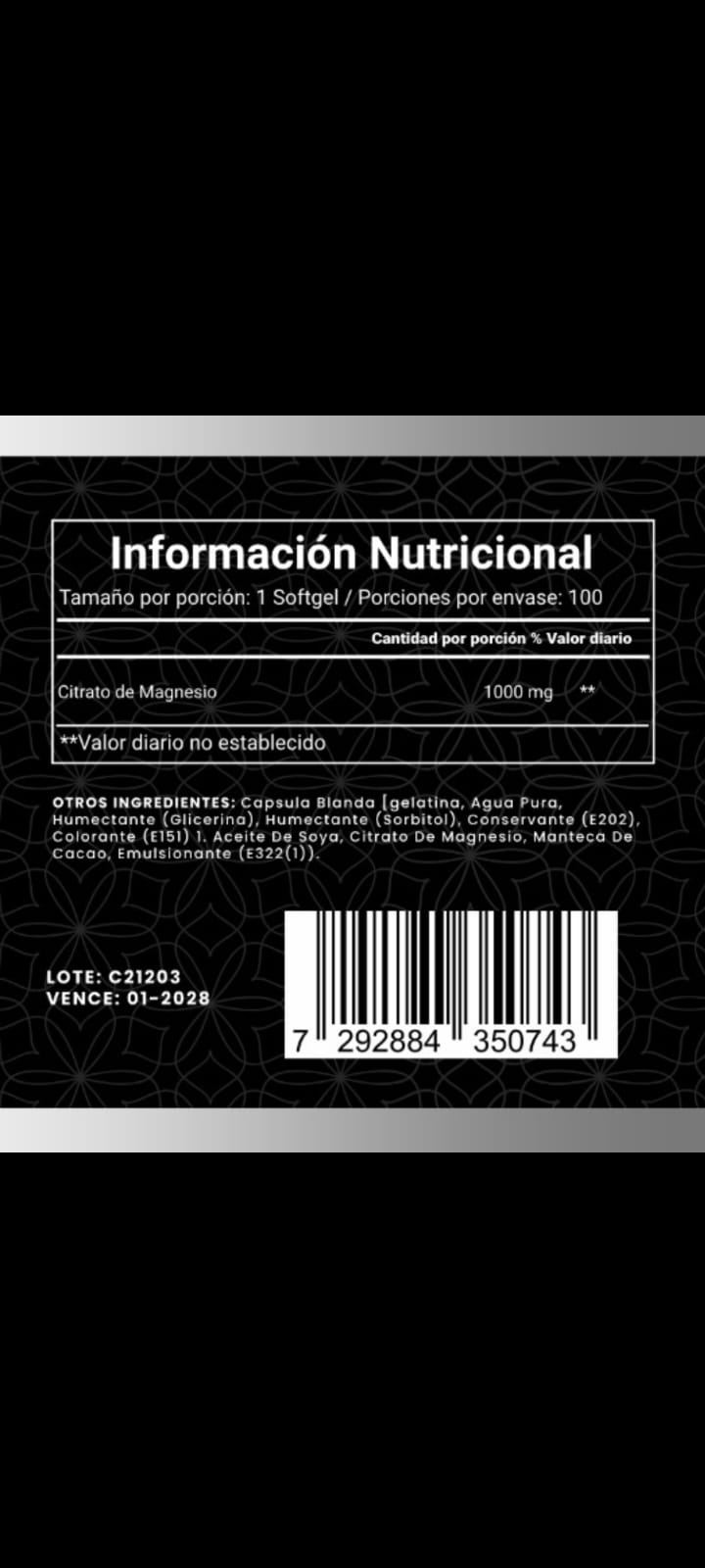 Miniatura 2 de Citrato de Magnesio Garden of Life